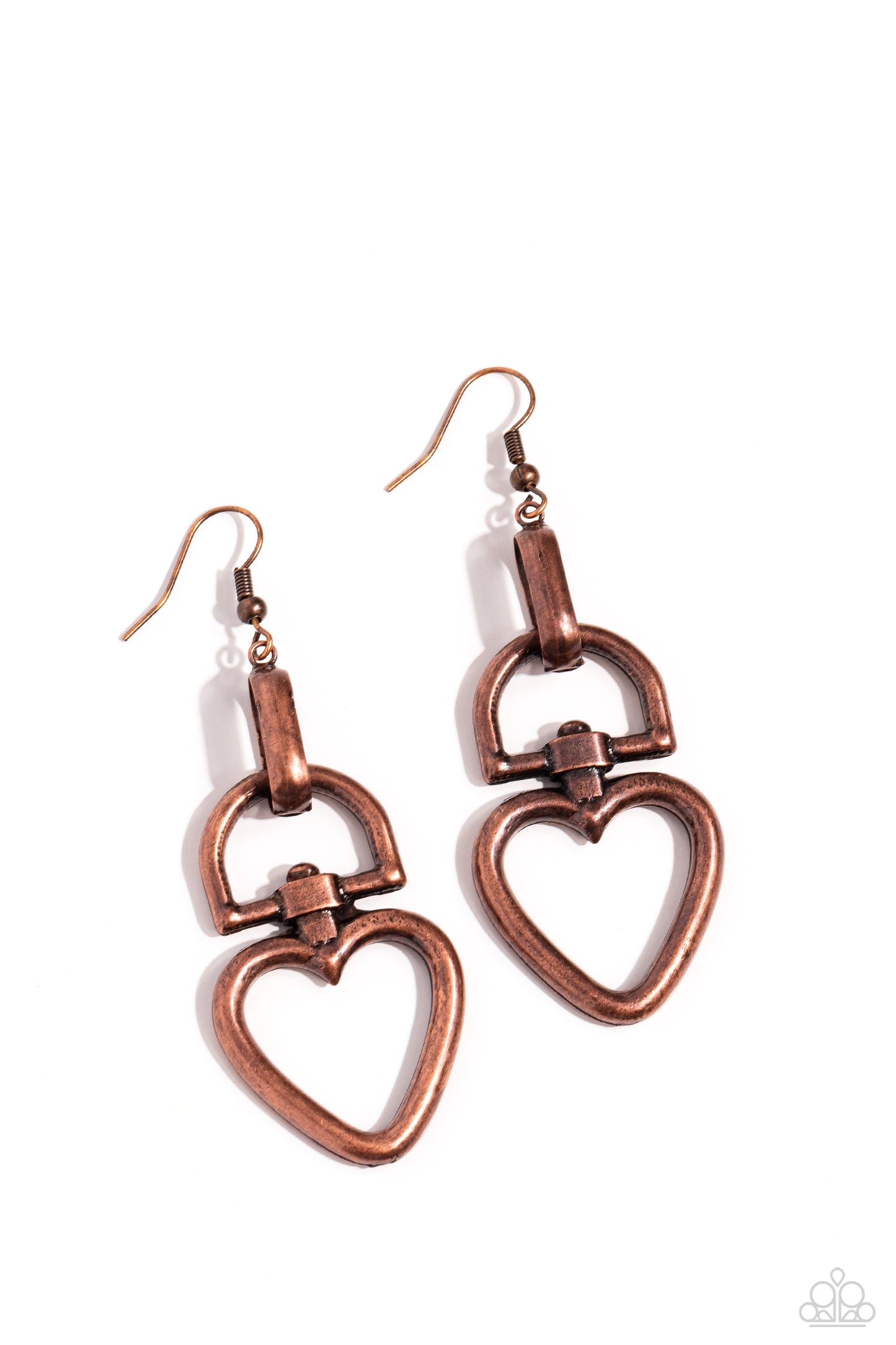 Padlock Your Heart - Copper  | Luxe Gewelz By Nikesha