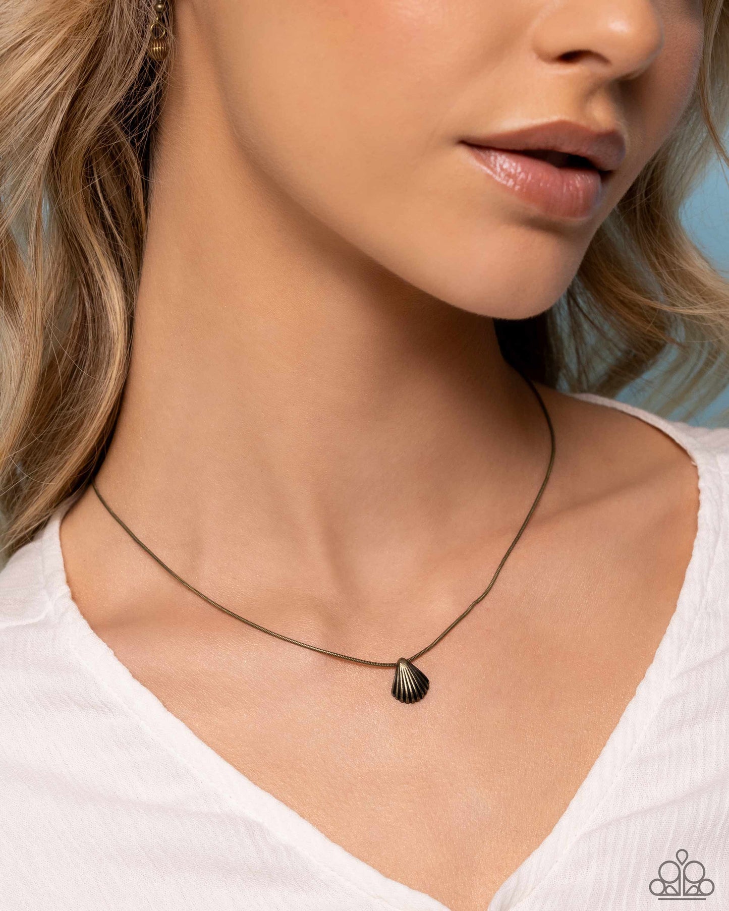 Seashell Simplicity - Brass  | Luxe Gewelz By Nikesha